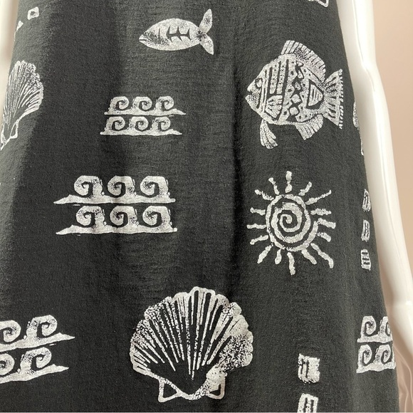 Seaside Vintage Black Dress - Picture 7 of 11